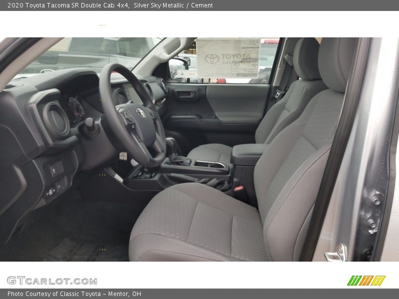 Silver Sky Metallic / Cement 2020 Toyota Tacoma SR Double Cab 4x4