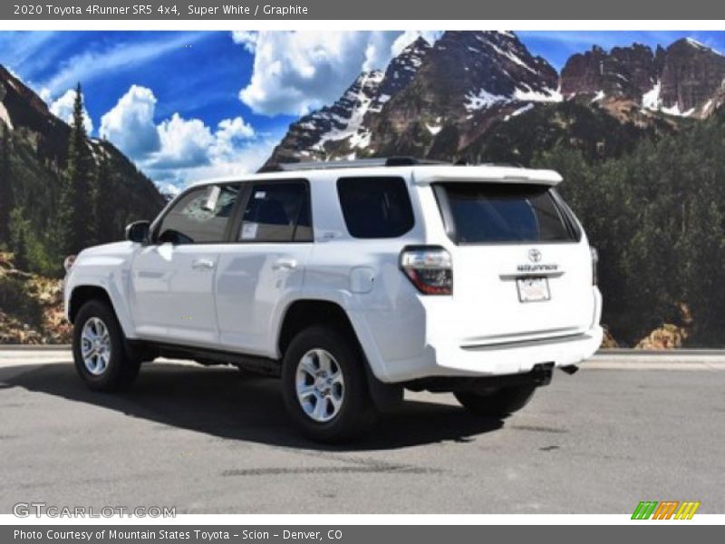 Super White / Graphite 2020 Toyota 4Runner SR5 4x4