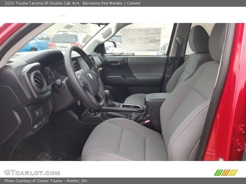  2020 Tacoma SR Double Cab 4x4 Cement Interior