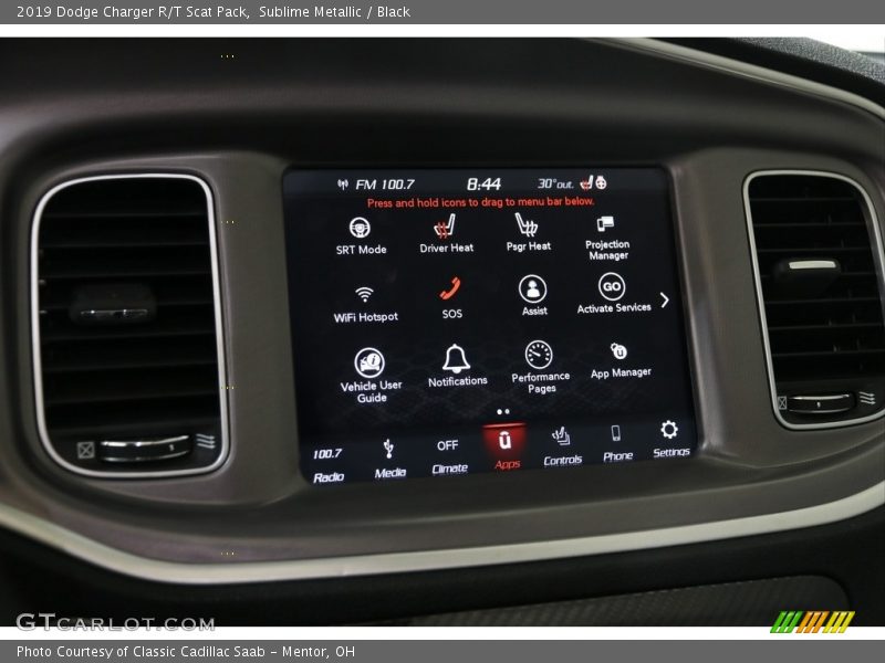 Controls of 2019 Charger R/T Scat Pack
