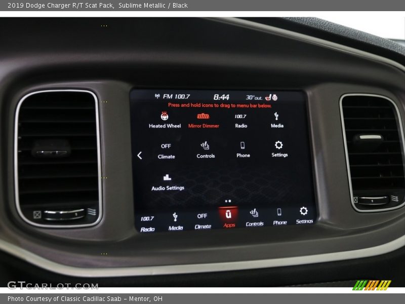 Controls of 2019 Charger R/T Scat Pack
