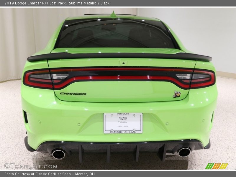 Sublime Metallic / Black 2019 Dodge Charger R/T Scat Pack