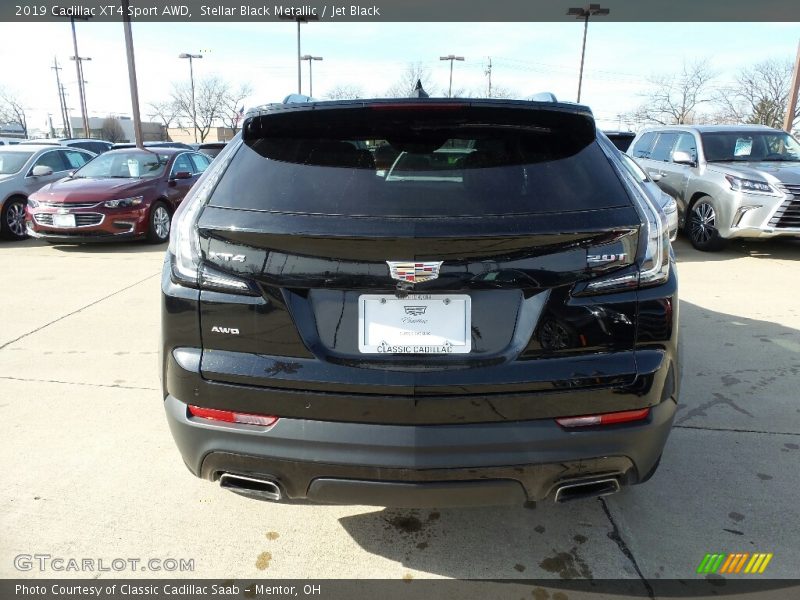 Stellar Black Metallic / Jet Black 2019 Cadillac XT4 Sport AWD
