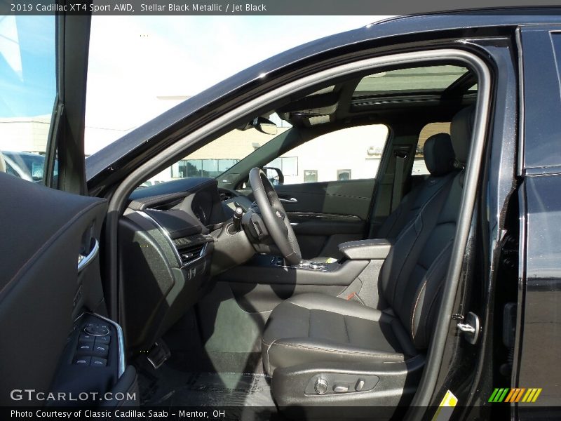 Stellar Black Metallic / Jet Black 2019 Cadillac XT4 Sport AWD