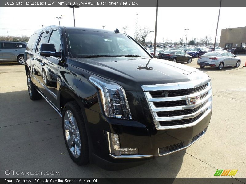 Black Raven / Jet Black 2019 Cadillac Escalade ESV Premium Luxury 4WD