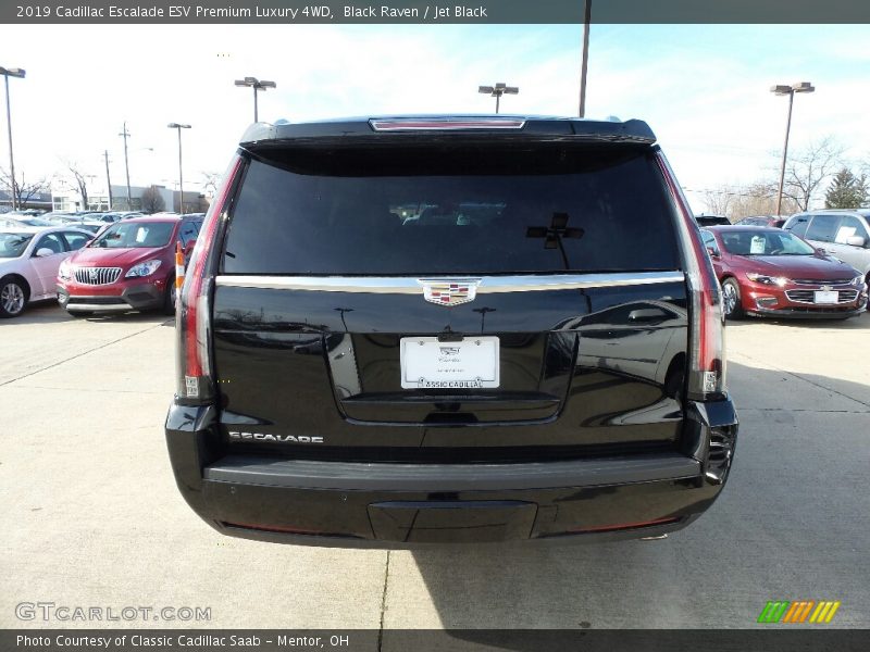 Black Raven / Jet Black 2019 Cadillac Escalade ESV Premium Luxury 4WD