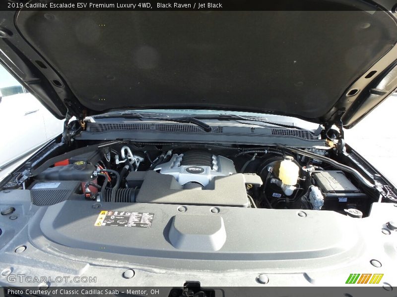 Black Raven / Jet Black 2019 Cadillac Escalade ESV Premium Luxury 4WD