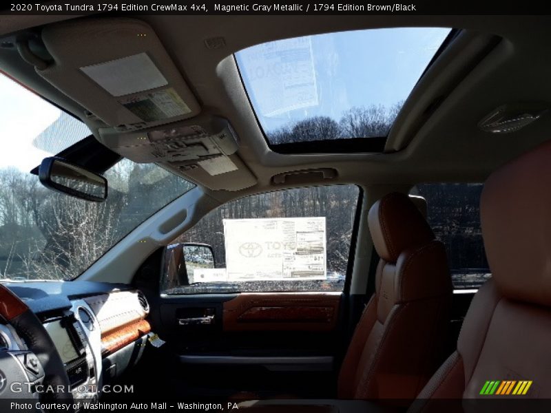Magnetic Gray Metallic / 1794 Edition Brown/Black 2020 Toyota Tundra 1794 Edition CrewMax 4x4