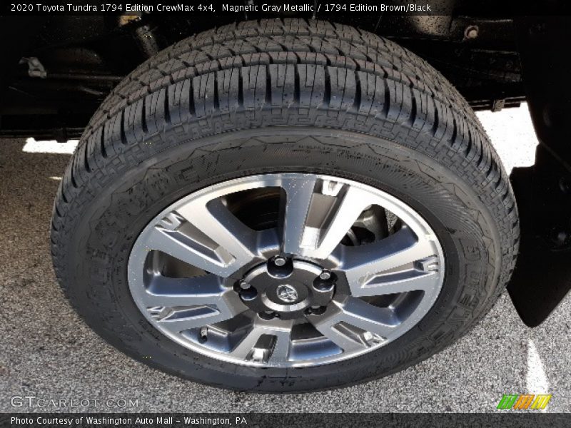 Magnetic Gray Metallic / 1794 Edition Brown/Black 2020 Toyota Tundra 1794 Edition CrewMax 4x4