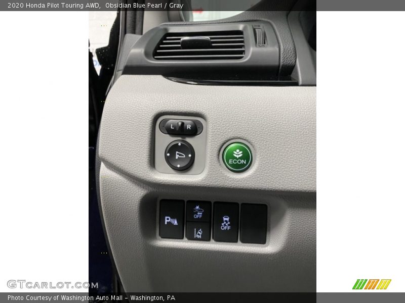 Obsidian Blue Pearl / Gray 2020 Honda Pilot Touring AWD