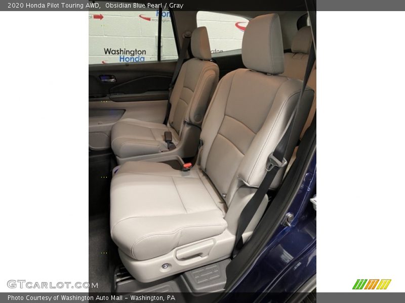 Obsidian Blue Pearl / Gray 2020 Honda Pilot Touring AWD