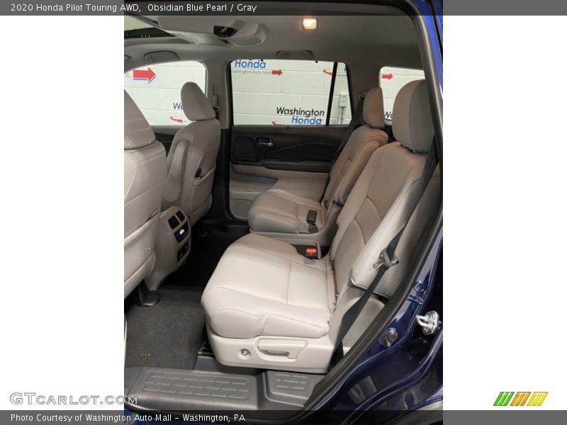 Obsidian Blue Pearl / Gray 2020 Honda Pilot Touring AWD