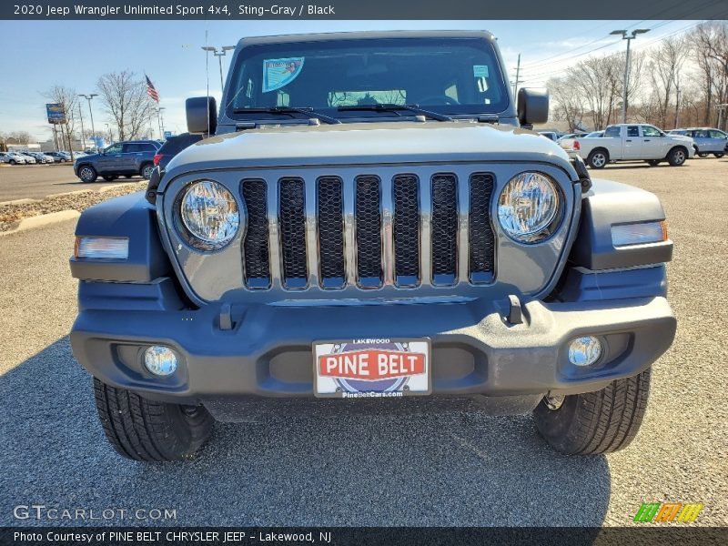 Sting-Gray / Black 2020 Jeep Wrangler Unlimited Sport 4x4