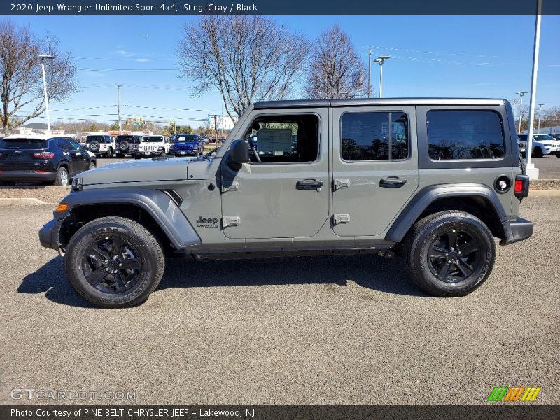 Sting-Gray / Black 2020 Jeep Wrangler Unlimited Sport 4x4