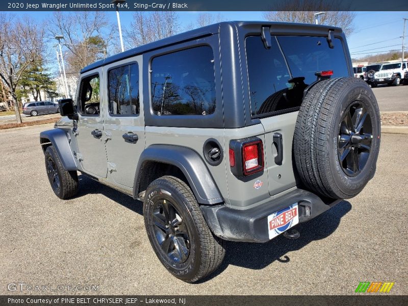 Sting-Gray / Black 2020 Jeep Wrangler Unlimited Sport 4x4