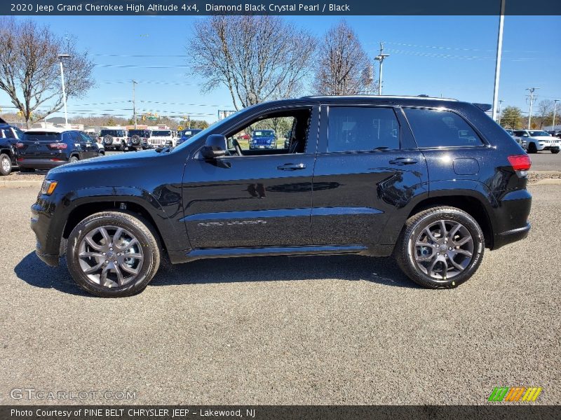 Diamond Black Crystal Pearl / Black 2020 Jeep Grand Cherokee High Altitude 4x4