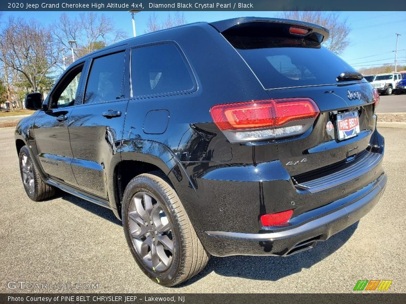 Diamond Black Crystal Pearl / Black 2020 Jeep Grand Cherokee High Altitude 4x4