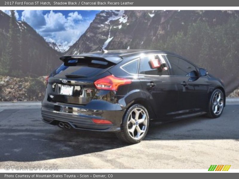 Shadow Black / Charcoal Black Recaro Leather 2017 Ford Focus ST Hatch