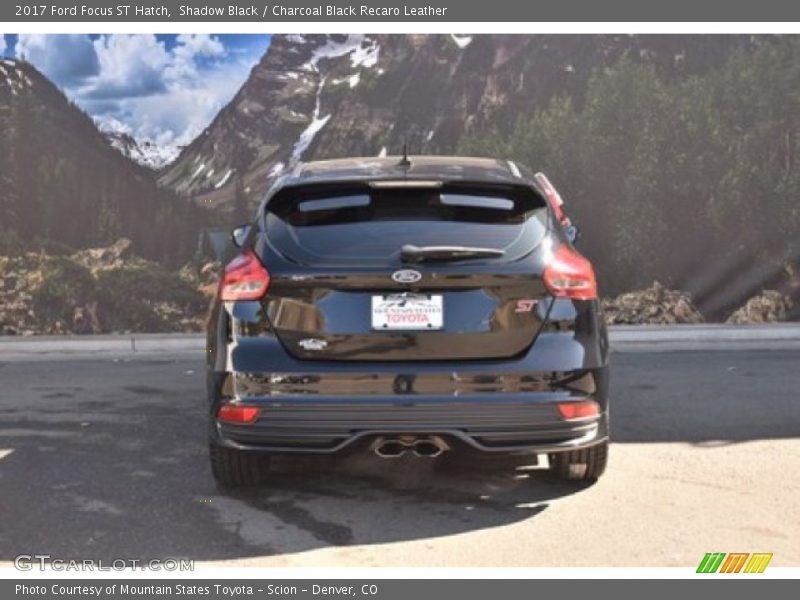 Shadow Black / Charcoal Black Recaro Leather 2017 Ford Focus ST Hatch