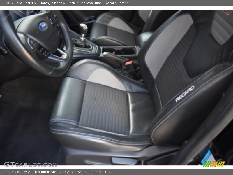 Front Seat of 2017 Focus ST Hatch