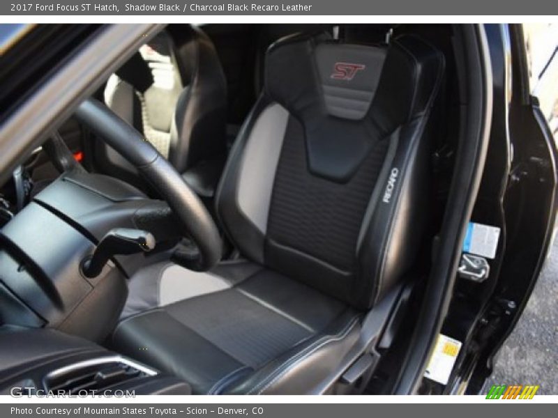 Front Seat of 2017 Focus ST Hatch