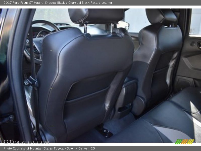 Shadow Black / Charcoal Black Recaro Leather 2017 Ford Focus ST Hatch