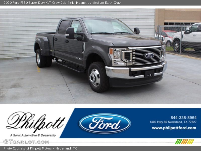 Magnetic / Medium Earth Gray 2020 Ford F350 Super Duty XLT Crew Cab 4x4