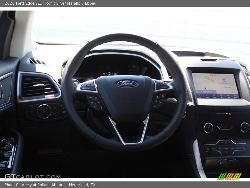 Iconic Silver Metallic / Ebony 2020 Ford Edge SEL