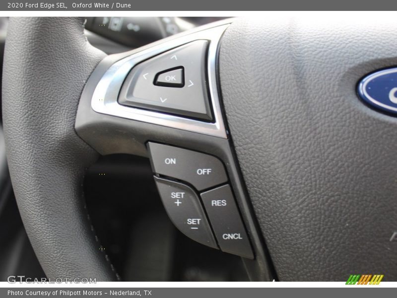 Oxford White / Dune 2020 Ford Edge SEL