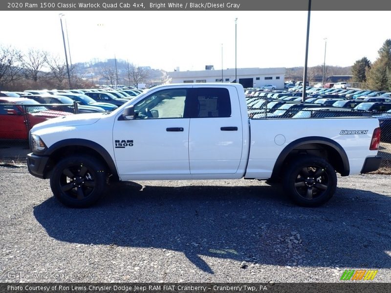 Bright White / Black/Diesel Gray 2020 Ram 1500 Classic Warlock Quad Cab 4x4