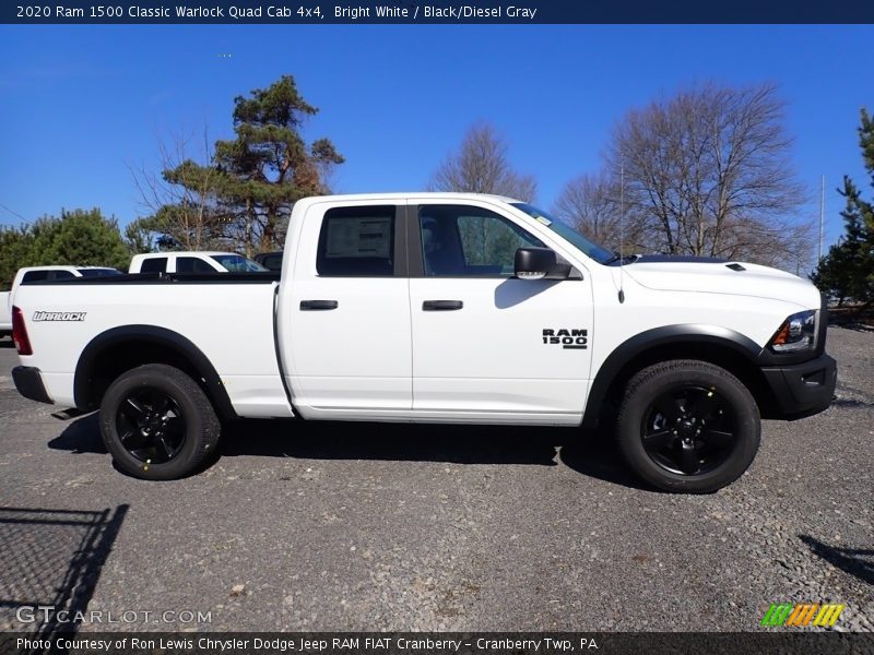 Bright White / Black/Diesel Gray 2020 Ram 1500 Classic Warlock Quad Cab 4x4