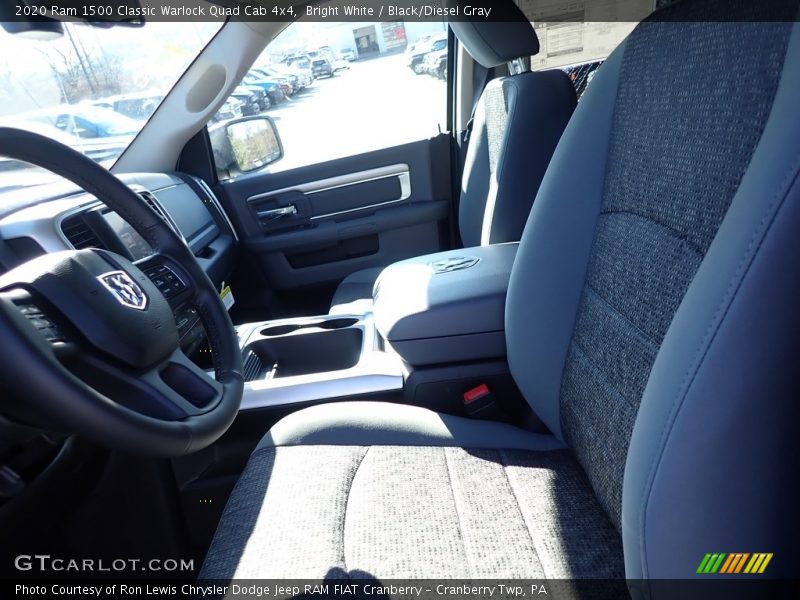Bright White / Black/Diesel Gray 2020 Ram 1500 Classic Warlock Quad Cab 4x4
