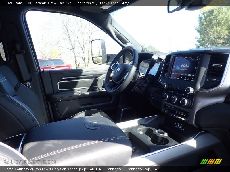 Bright White / Black/Diesel Gray 2020 Ram 2500 Laramie Crew Cab 4x4