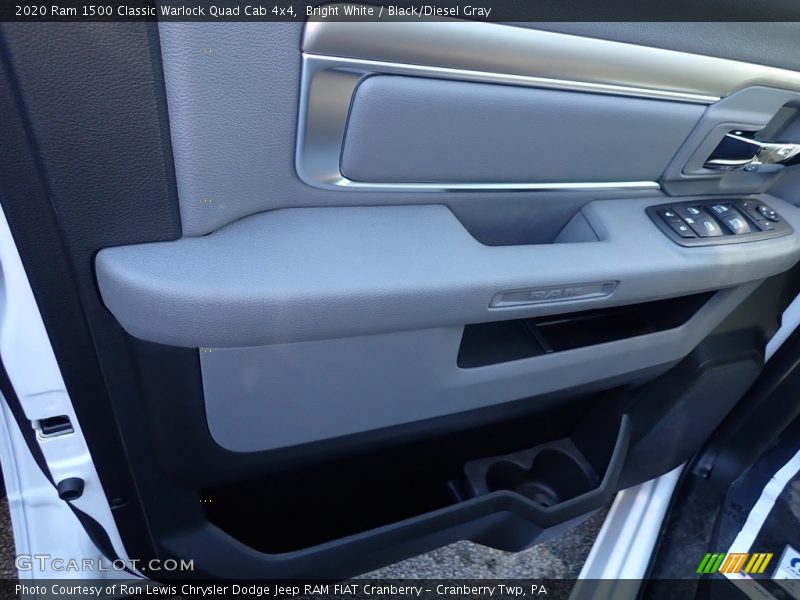 Bright White / Black/Diesel Gray 2020 Ram 1500 Classic Warlock Quad Cab 4x4
