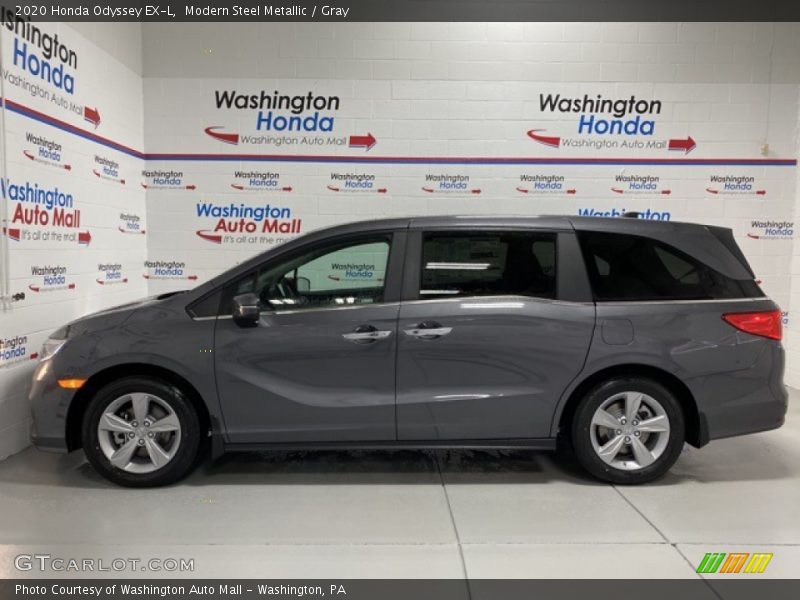 Modern Steel Metallic / Gray 2020 Honda Odyssey EX-L