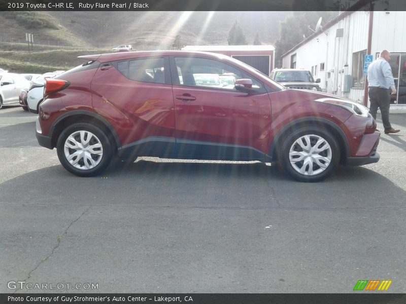 Ruby Flare Pearl / Black 2019 Toyota C-HR LE