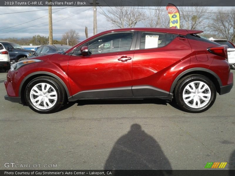 Ruby Flare Pearl / Black 2019 Toyota C-HR LE