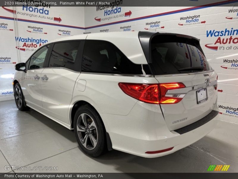 Platinum White Pearl / Mocha 2020 Honda Odyssey Touring