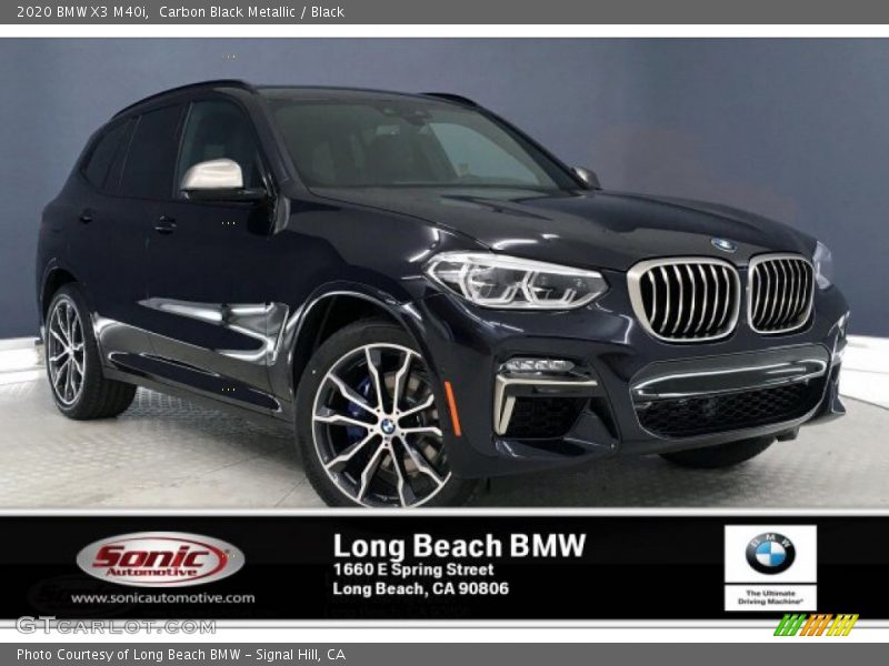 Carbon Black Metallic / Black 2020 BMW X3 M40i