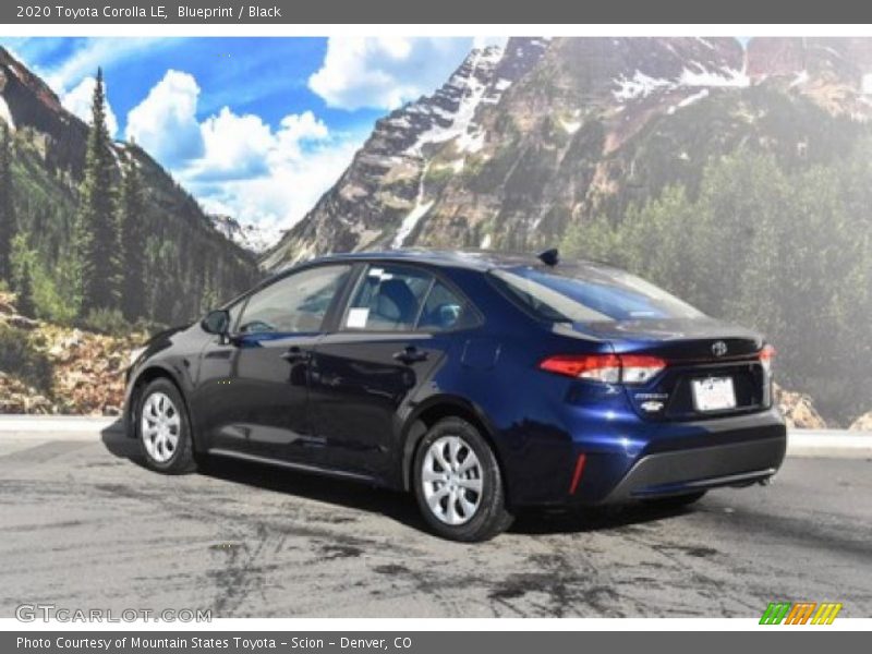 Blueprint / Black 2020 Toyota Corolla LE