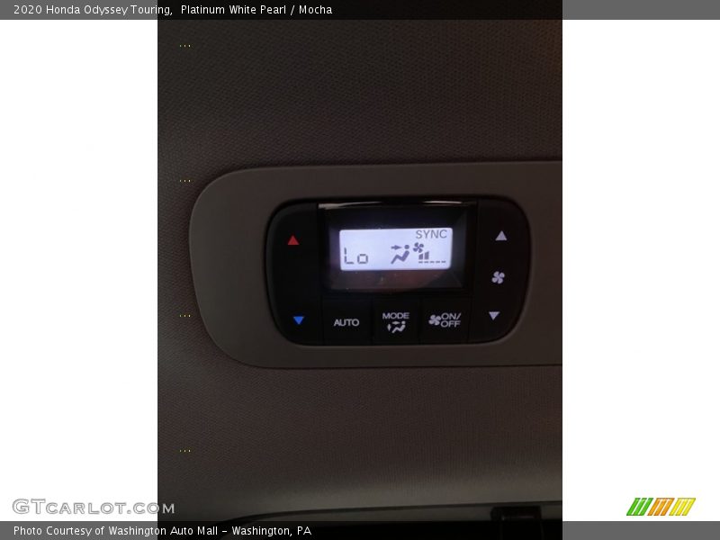 Platinum White Pearl / Mocha 2020 Honda Odyssey Touring