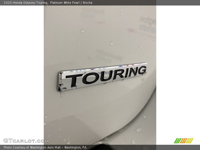 Platinum White Pearl / Mocha 2020 Honda Odyssey Touring