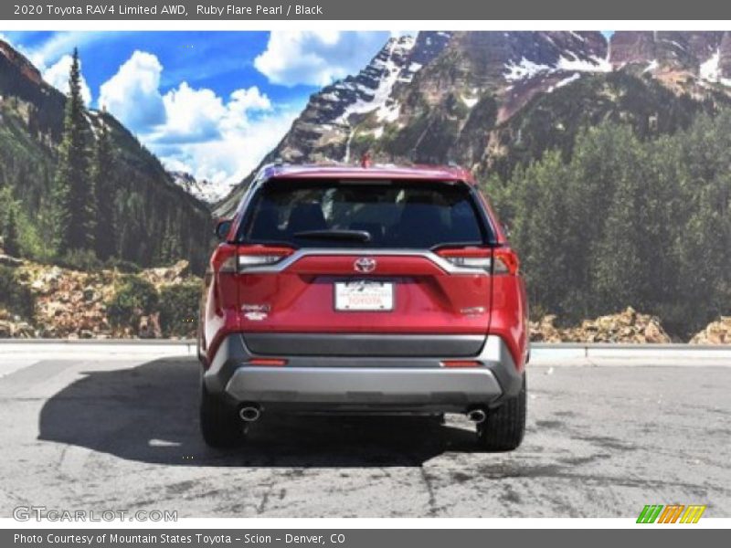 Ruby Flare Pearl / Black 2020 Toyota RAV4 Limited AWD