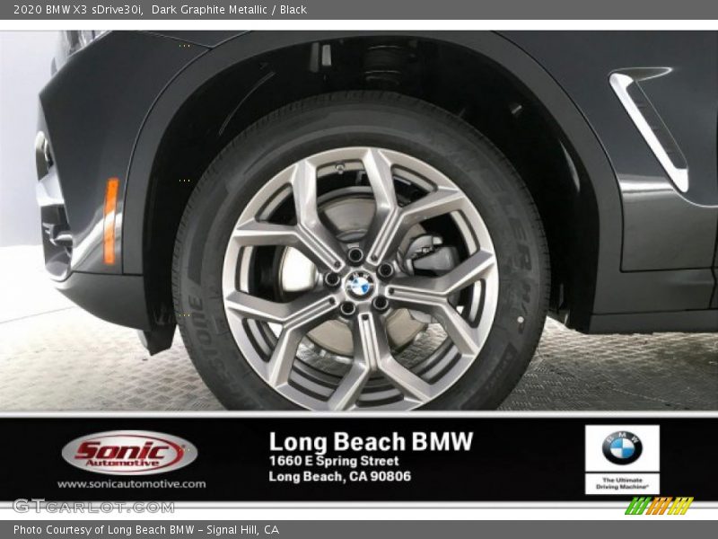 Dark Graphite Metallic / Black 2020 BMW X3 sDrive30i