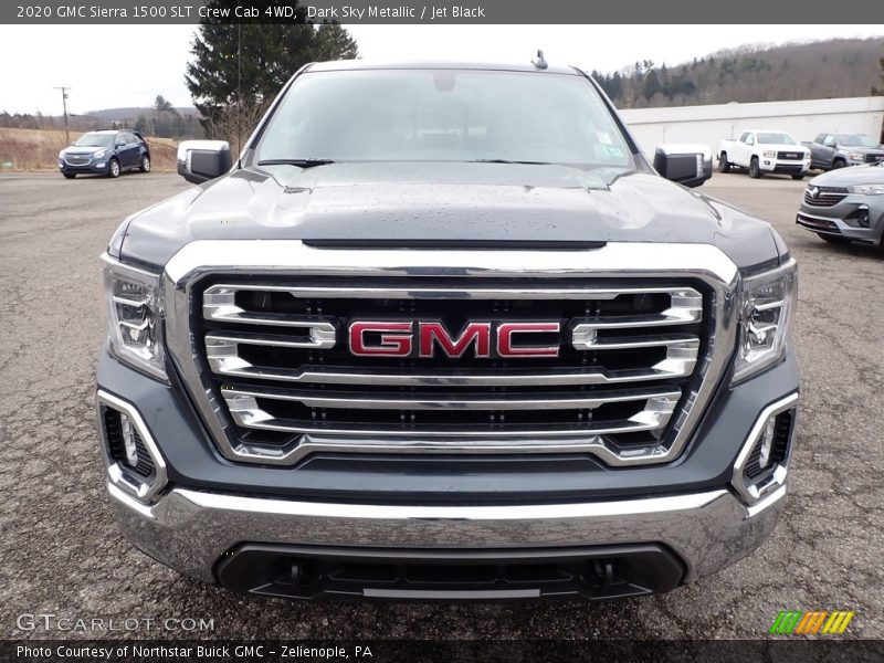 Dark Sky Metallic / Jet Black 2020 GMC Sierra 1500 SLT Crew Cab 4WD