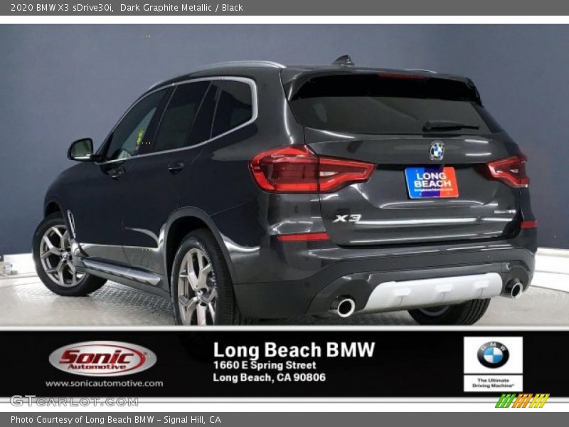 Dark Graphite Metallic / Black 2020 BMW X3 sDrive30i