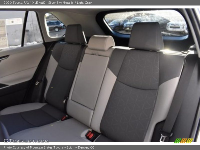 Silver Sky Metallic / Light Gray 2020 Toyota RAV4 XLE AWD