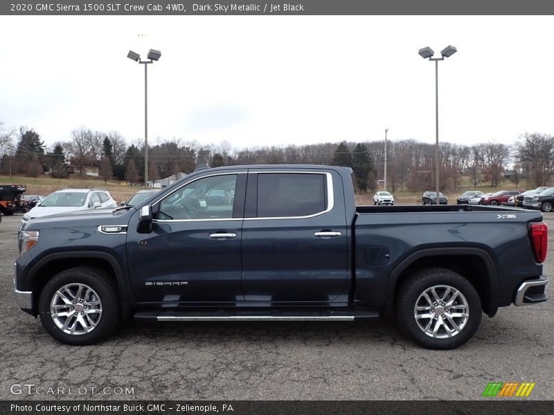 Dark Sky Metallic / Jet Black 2020 GMC Sierra 1500 SLT Crew Cab 4WD