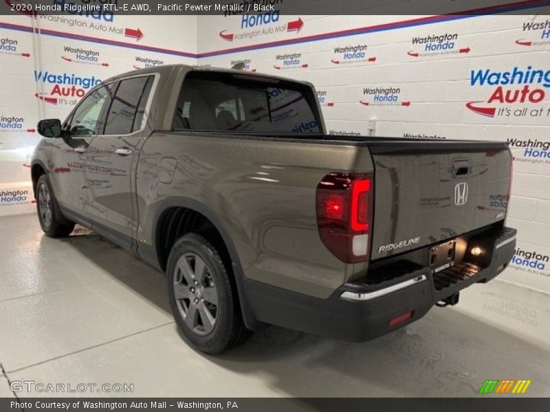 Pacific Pewter Metallic / Black 2020 Honda Ridgeline RTL-E AWD