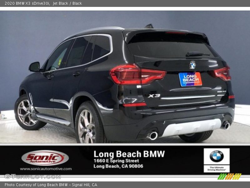 Jet Black / Black 2020 BMW X3 sDrive30i